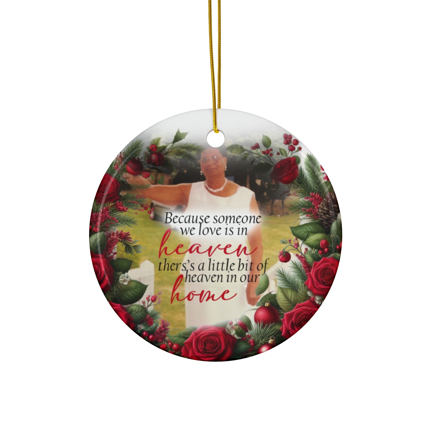 Heaven in Our Home Ceramic Ornament - Memorial Decoration for Loved Ones